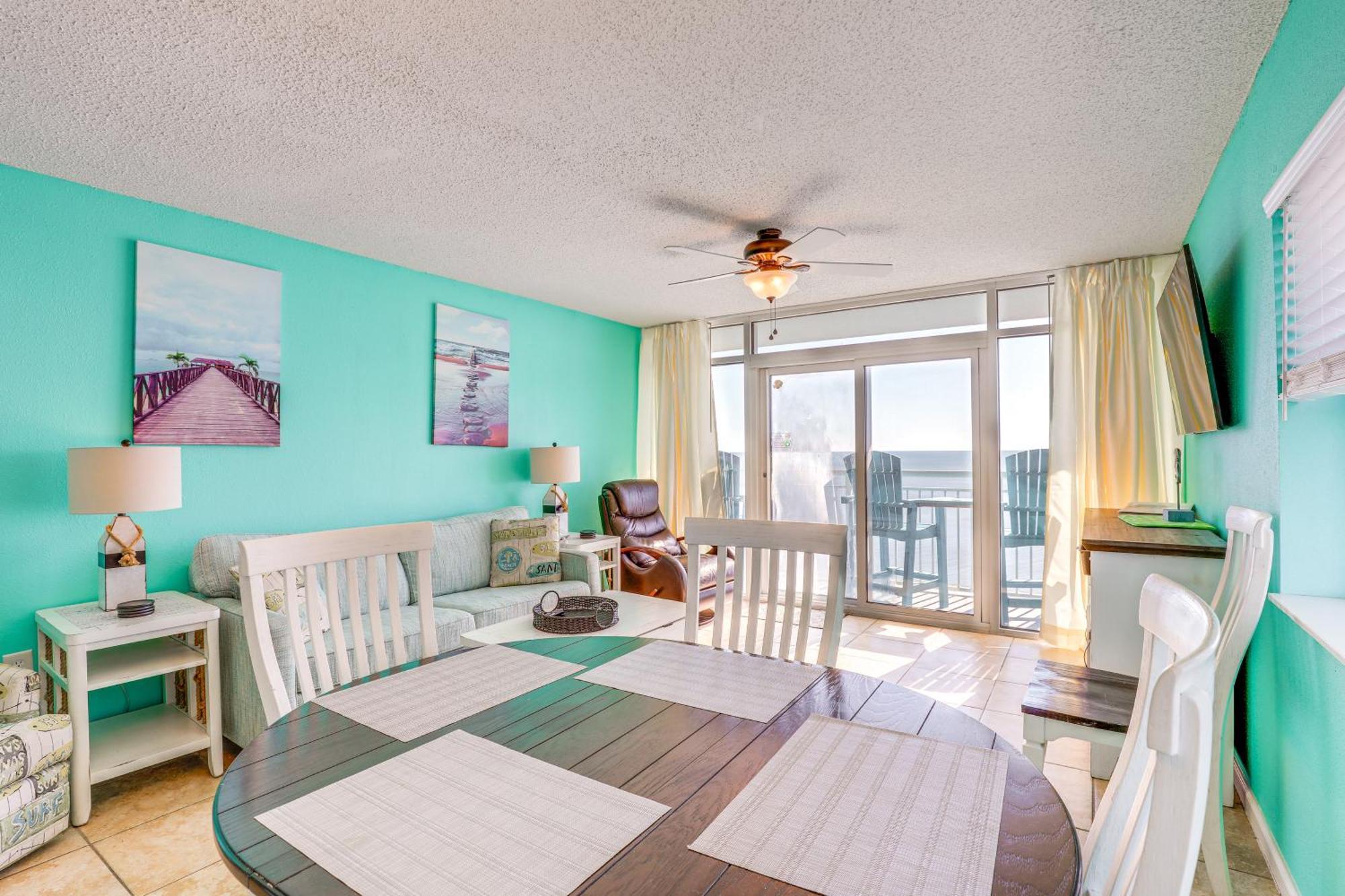 Oceanfront Condo With Huge Balcony Walk To Skywheel Myrtle Beach Exterior photo